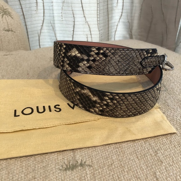 louis vuitton python strap